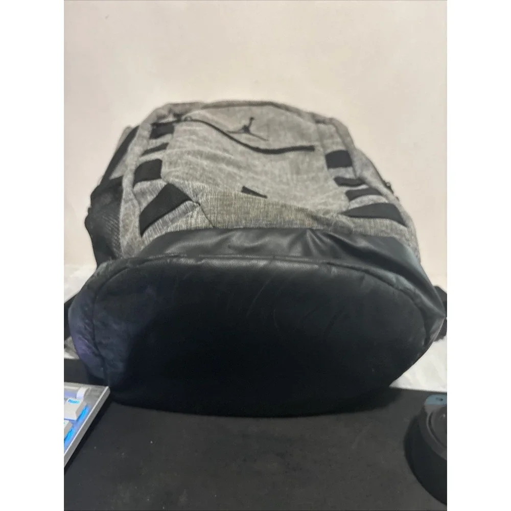 Jordan Gray Backpack 16 Inch Mens School Work Bag Jumpman Heathered